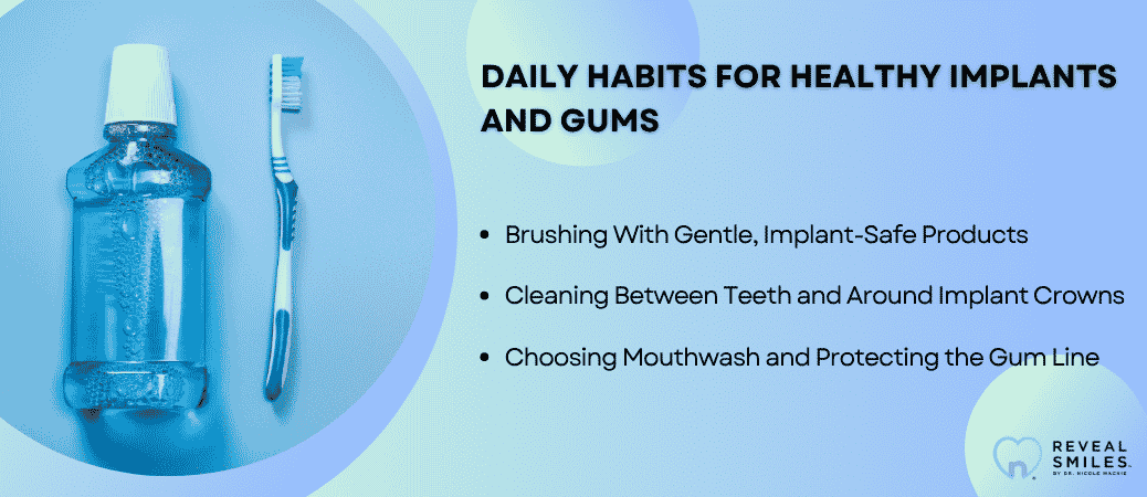 Daily Care for Healthy Implants and Gums