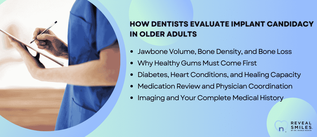 How a Dentist Evaluates Senior Implant Candidacy