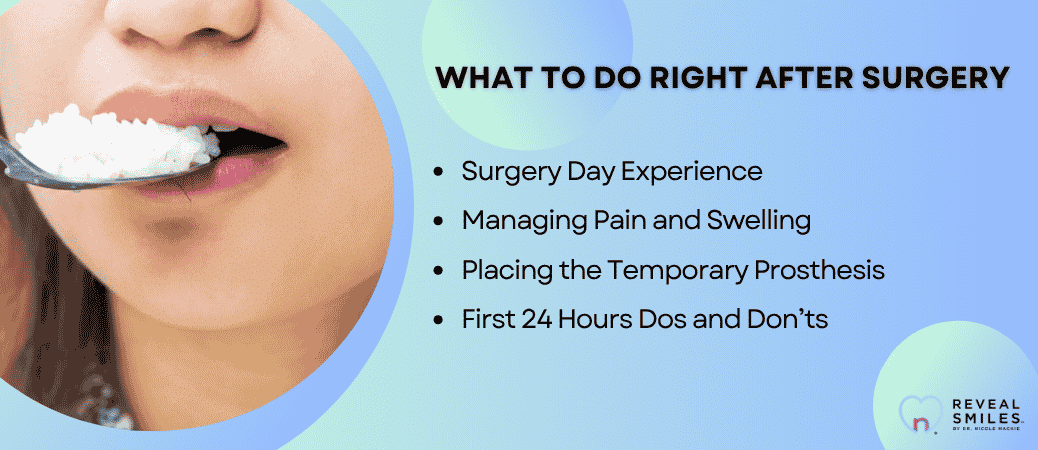 Immediate Aftercare and Surgery Day Essentials